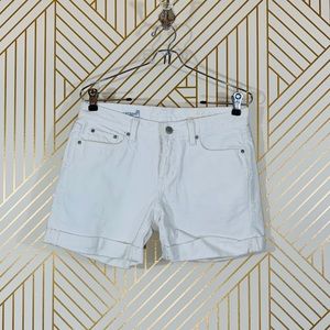 GAP Sexy Boyfriend 1969 White Denim Shorts